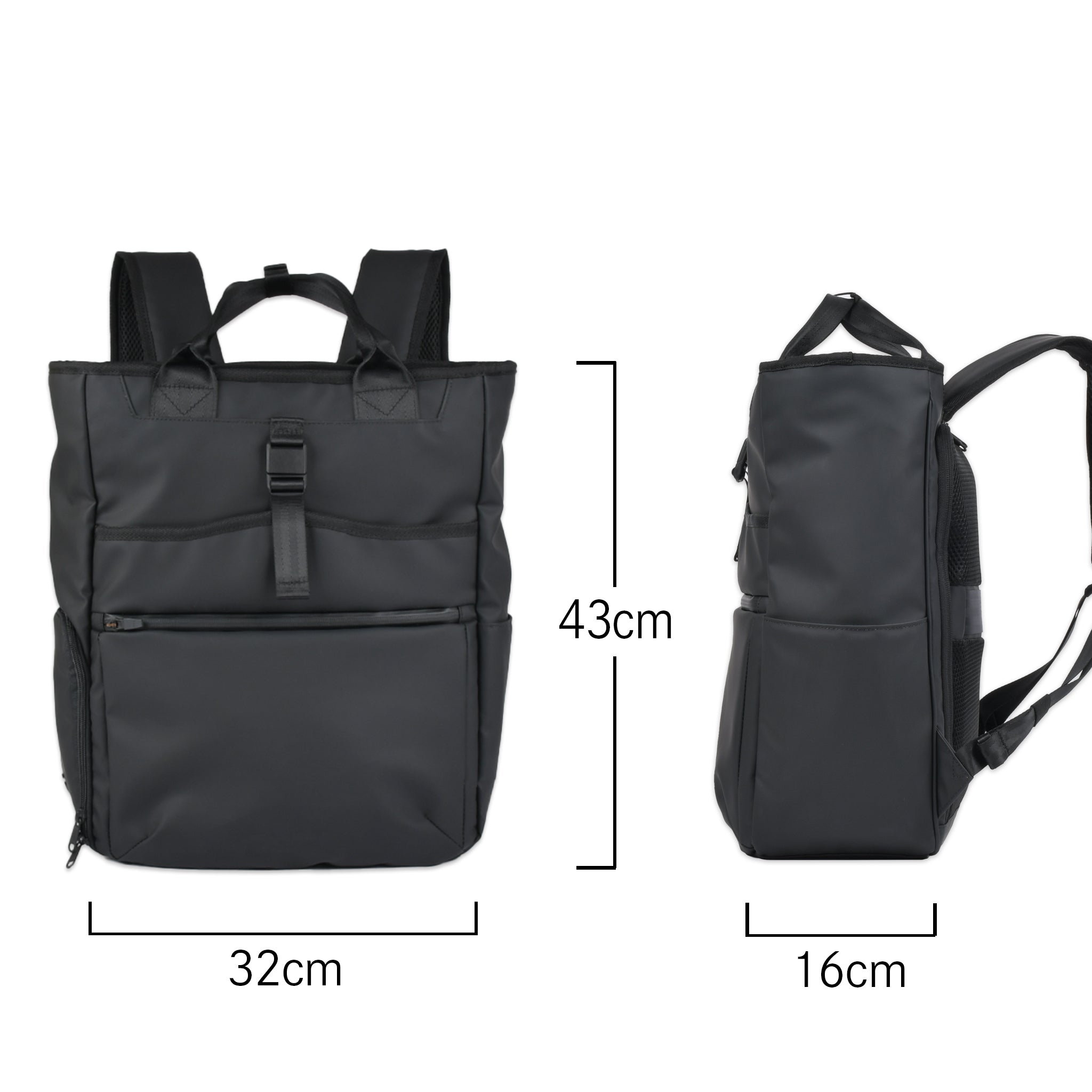 TOUGH GYM BACKPACK BLACK