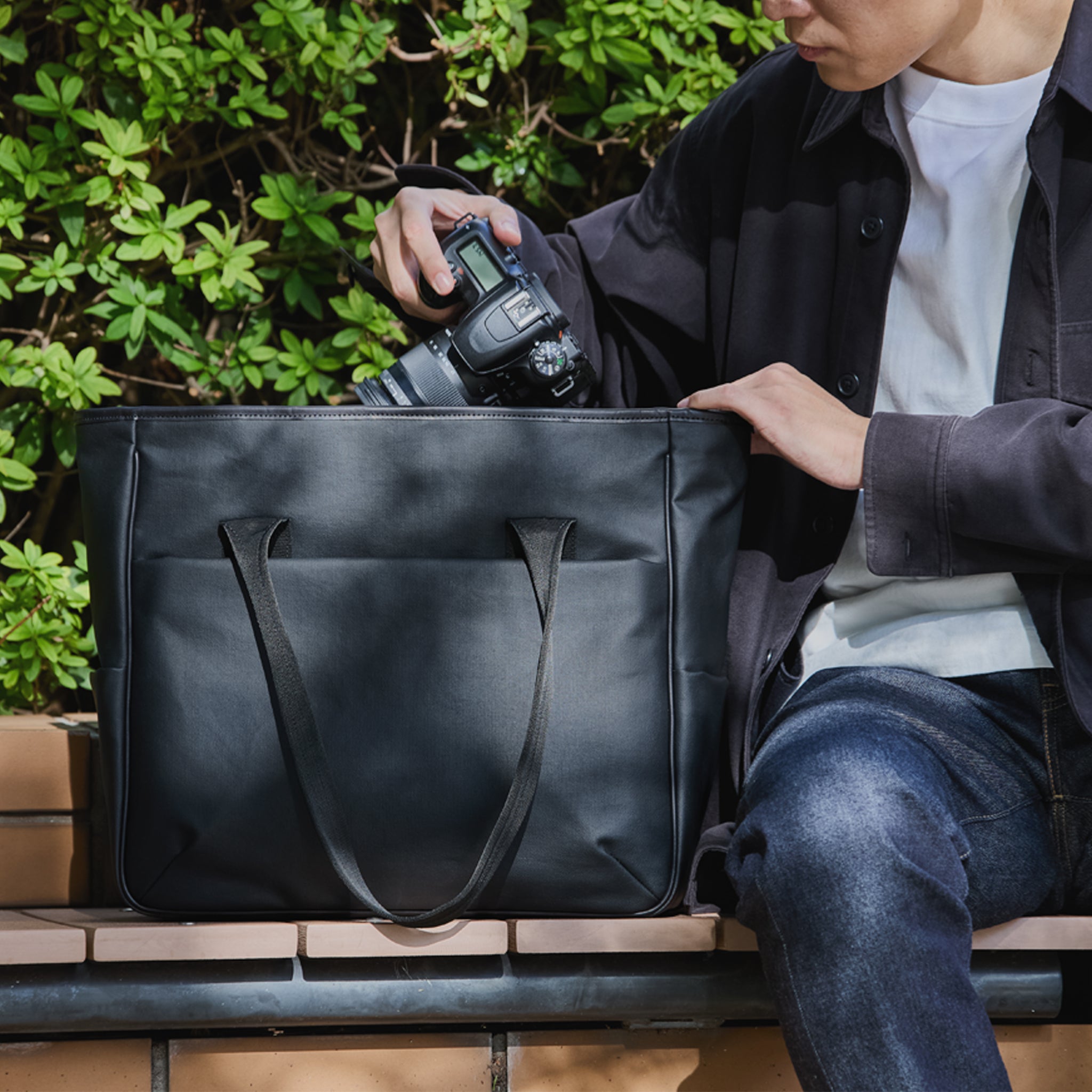 TOUGH BIG TOTE Black