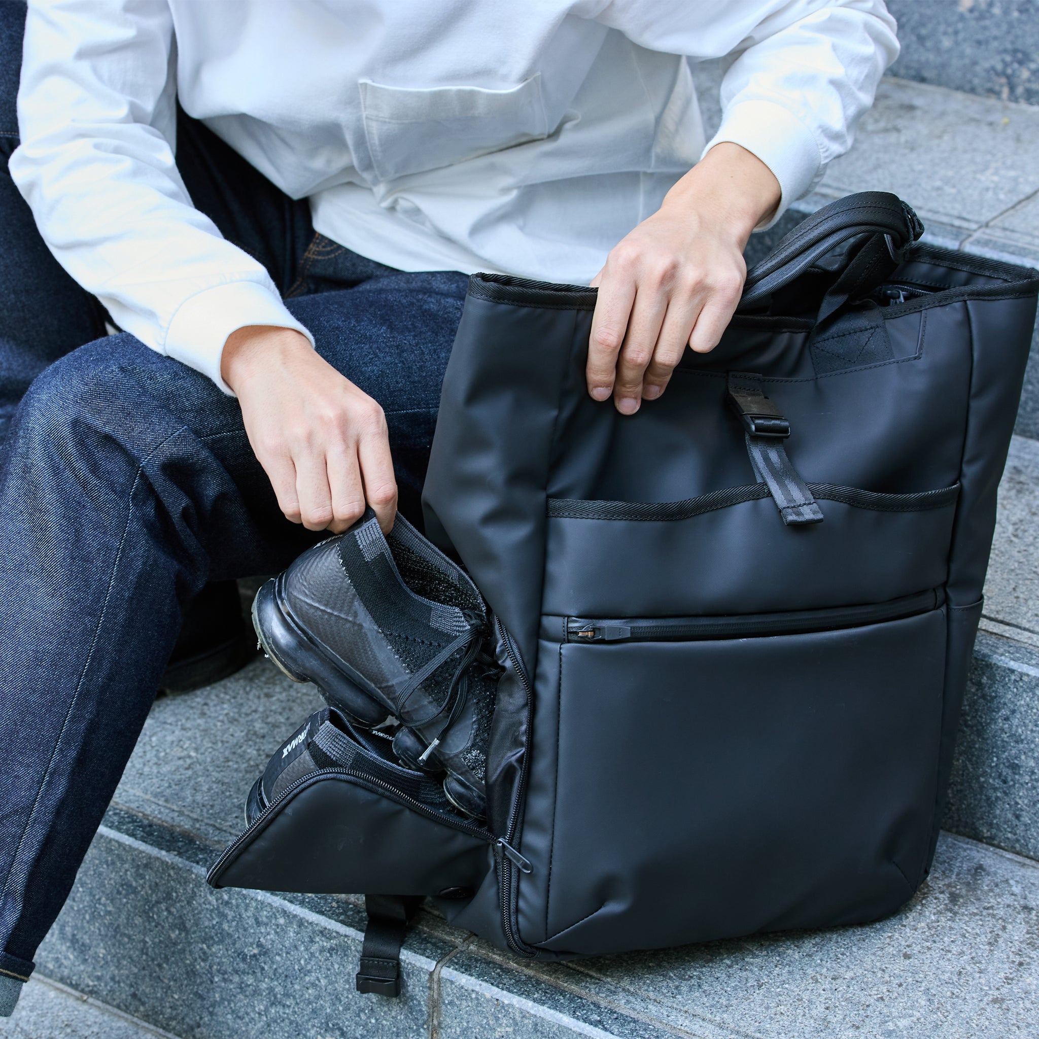 TOUGH GYM BACKPACK BLACK