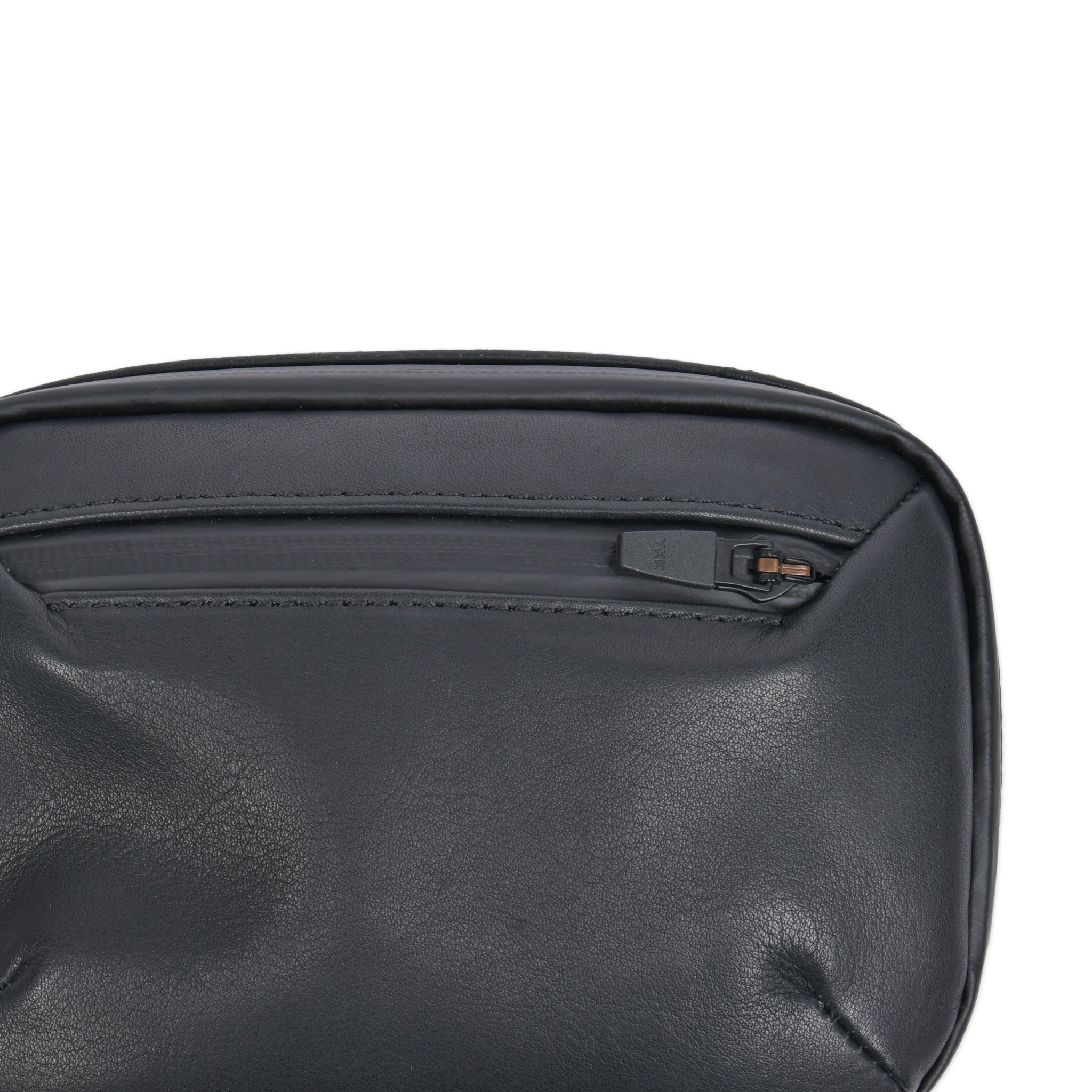 WATER PROOF LEATHER MINI BAG BLACK