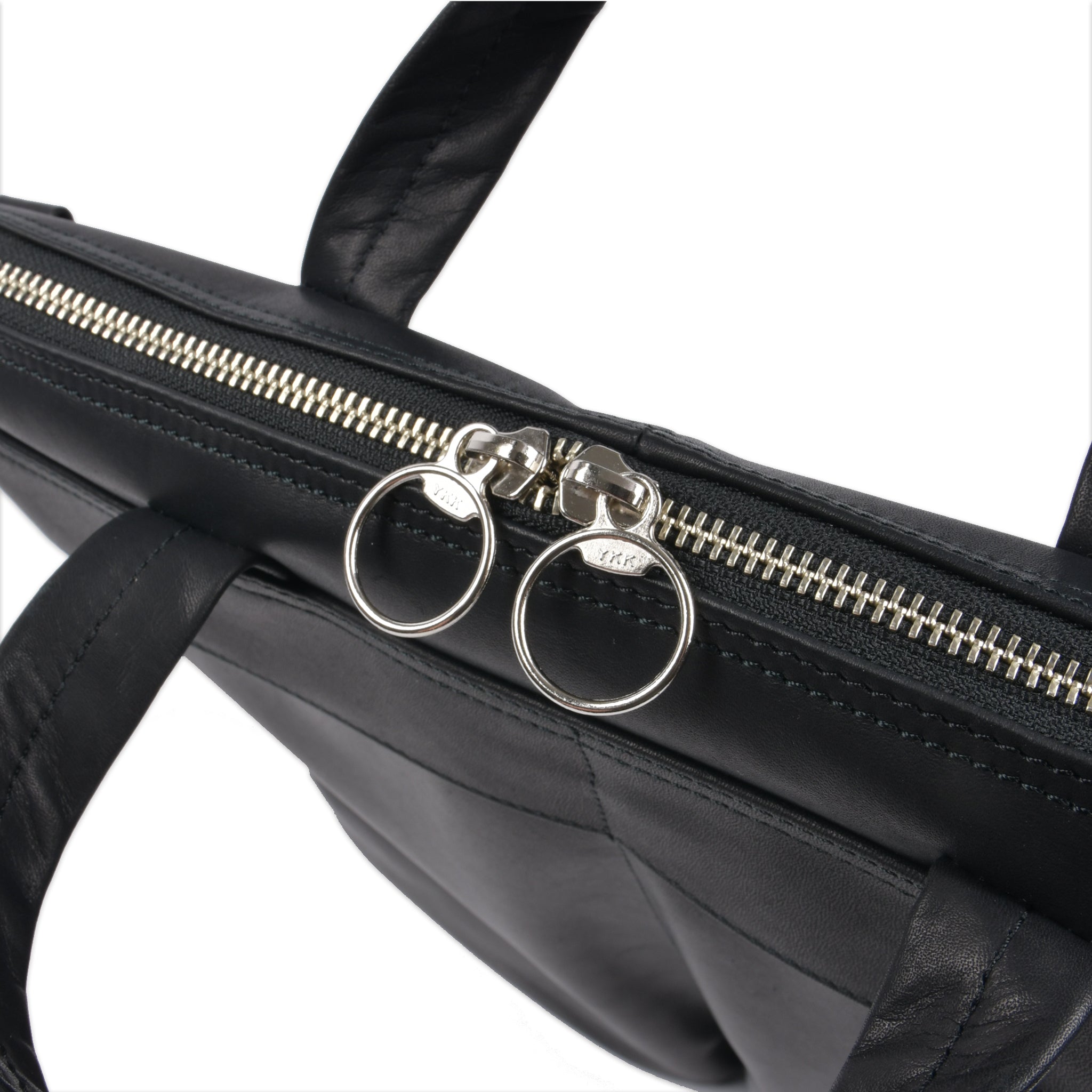 WASHABLE LEATHER HELMET BAG BLACK
