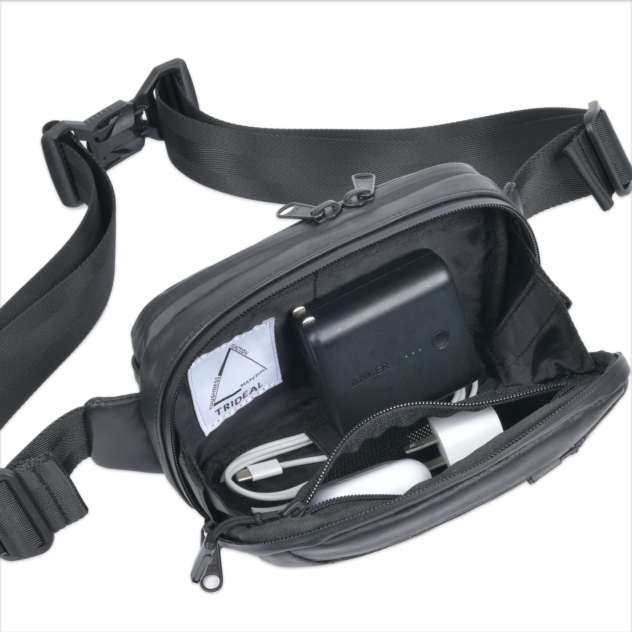 WATER PROOF LEATHER MINI SLING